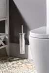 Gedy - WC štětka závěsná, systém Lift&Clean, chrom 243313