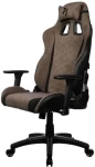 AROZZI AVANTI Soft Fabric Brown / Herní židle / látkové čalounění / hnědá / nosnost 120kg (AVANTI-SFB-BWN)