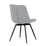 Jídelní židle, šedá, látka, HC-T1130 GREY2