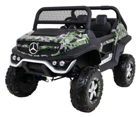 Mamido Dětské elektrické auto Buggy 4x4 Mercedes-Benz Unimog maskáčové
