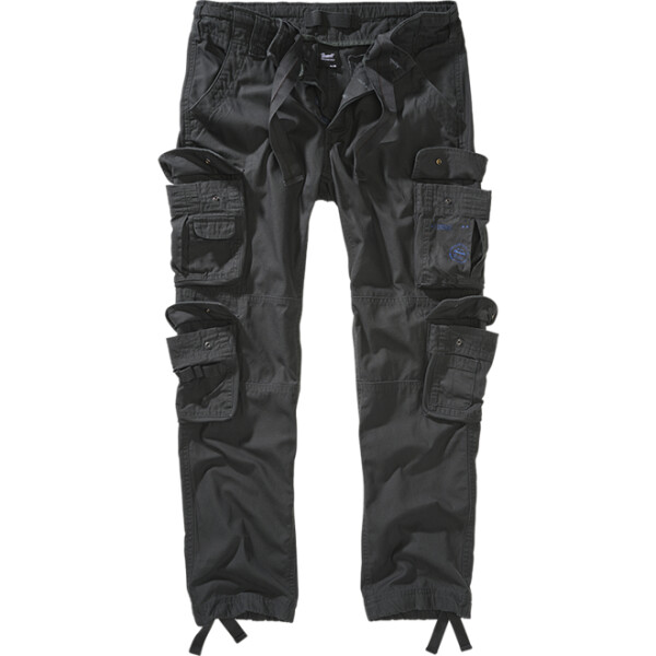Brandit Kalhoty Pure Slim Fit Trouser antracitové 3XL