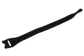 Velcro Stahovací páska suchý zip 12mm černá / Stahovací páska / 20 cm / 6 ks (VEL-EC60388)