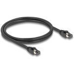 Delock 80233 RJ45 síťové kabely, propojovací kabely CAT 8.1 S/FTP 1.00 m černá 1 ks