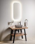 SAPHO - MANOR zrcadlo s LED osvětlením 50x100cm MN500