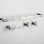 REA - Sada koupelnových doplňků Mati Brush Nickel 4 díly REA-06604