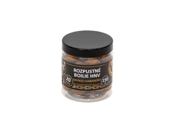 Riverbaits Mango Habanero / Rozpustné boilies / 150g / 20mm