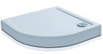 OLSEN SPA - VÝHODNÝ SET - ČTVRTKRUH SMART MURO s vaničkou - Barva rámu - Chrom/Leštěný hliník (ALU), Výplň - Čiré bezpečnostní sklo - 4 / 6 mm OLCTVRT90CC1