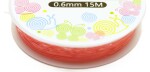 Elastomer - barevný - ∅ 0,6 mm - 15 m - 1 ks Barva: Neonově žlutá