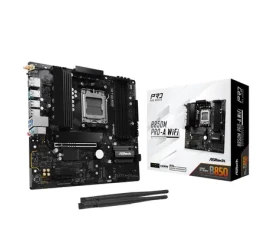 ASRock B850M Pro-A WiFi / AMD B850 / DDR5 / SATA III / USB 3.2 / 2.5GLAN / Wi-Fi 6E / sc.AM5 / mATX (90-MXBR9-A0UAYZ)