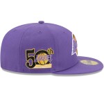 New Era Pánská kšiltovka Los Angeles Lakers NBA 1976-2001 Hardwood Classics 59FIFTY Fitted Velikost: 7 3/8