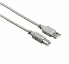 Hama 200901 propojovací kabel USB 2.0 A samec na USB-B samec 3m bílá / nebalený (200901-H)