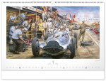 Nástěnný kalendář 2027 Notique Oldtimers – Václav Zapadlík, 64 x 42 cm