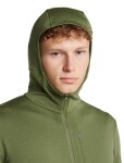 ICEBREAKER Mens Merino 260 Quantum IV LS Zip Hood, Sphagnum (vzorek) velikost: M