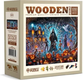 WOODEN CITY Dřevěné puzzle Halloweenský Pán smrti