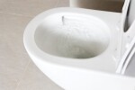 Erga Erga, závěsný set pod omítku Laveo Akan + závěsná WC mísa Lily+ s toaletním sedátkem z duroplastu + splachovací tlačítko, bílá lesklá, ERG-SE… ERG-SETLAVLILYWHGF