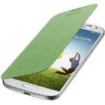 SAMSUNG flipové pouzdro pro SAMSUNG Galaxy S IV (i9505, i9506) / Zelená (EF-FI950BGEGWW)