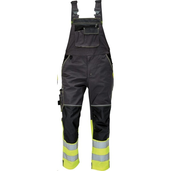 CRV Cerva Mont.kalhoty KNOXFIELD HI-VIS DW275 lacl antracit-žluté dole reflexní pruhy DOPRODEJ 50 antracit-žluté