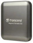 Transcend ESD420C 2TB šedá / Externí odolný SSD disk / USB 20Gbps Type-C / 2000 MB/s čtení / 2000 MB/s zápis / MagSafe (TS2TESD420C)