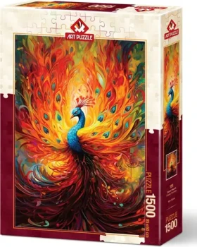 ART PUZZLE 5404 Puzzle Barevný páv