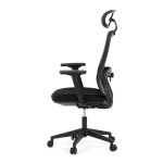 Kancelářská židle, synchronní mechanismus, černá síťovina, KA-S2176 BK