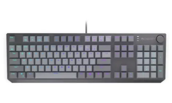 Endorfy Thock V2 US šedá / Herní klávesnice / Drátová / Endorfy Red / USB / US layout / 104 kláves (EY5A125)
