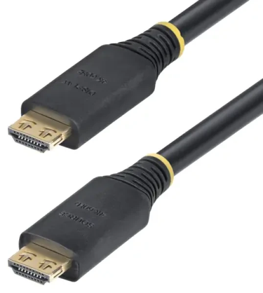 StarTech Aktivní HDMI 15 m černá / Kabel / HDMI - HDMI / HDR10 / 240 Hz (HDMI2-CABLE-GRIP-15M)