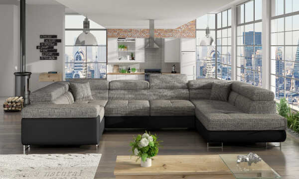 Sedací souprava Letto Provedení: Pravá U, látka: Berlin 01/ Soft 11
