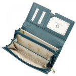 Módní dámská kožená peněženka Gregorio Azatea, modrá