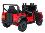 Mamido Dětské elektrické autíčko Land Rover Defender 110 SVX Concept červené