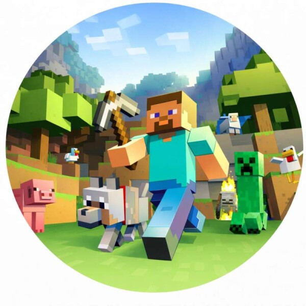 Obrázek Jedlý papír Minecraft