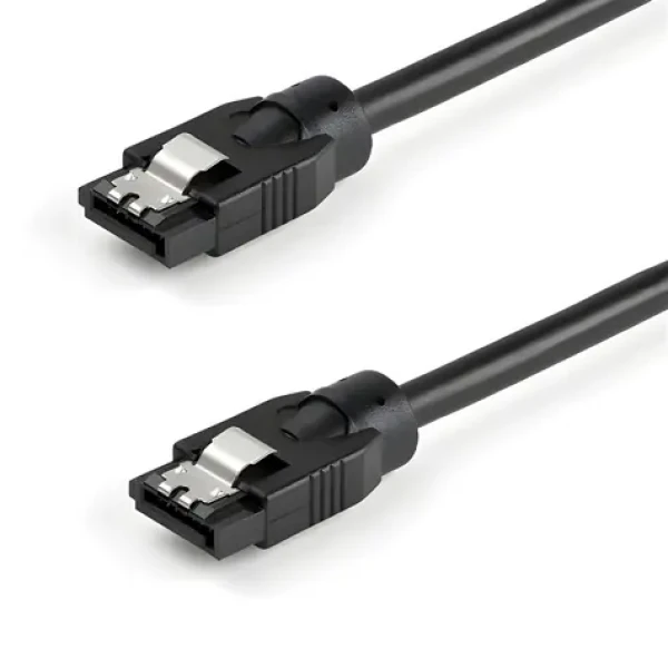 StarTech SATA černý / Kabel / SATA 7-pin - SATA 7-pin / 0,6 m / 6 Gbit/s (SATRD60CM)