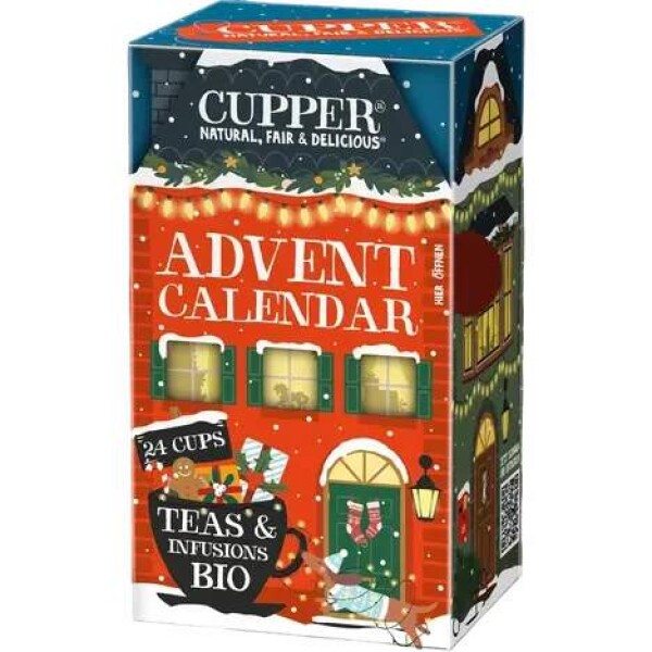 Adventní čajový kalendář Cupper 24 sáčků