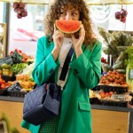 Taška přes rameno Reisenthel Allrounder Cross Rhombus midnight gold