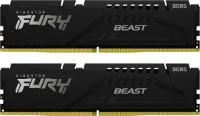 Kingston FURY Beast Black 64GB (2x 32GB) DDR5 5200MHz / CL40 / DIMM (KF552C40BBK2-64)
