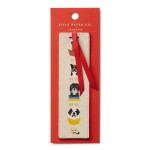 Rifle Paper Co. Záložka do knihy Dogs, béžová barva, textil