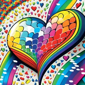 YAZZ Puzzle Mozaikové srdce