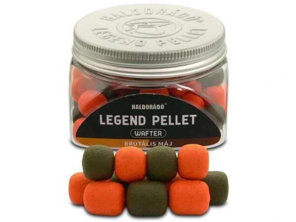 Haldorádó Pelety Legend Pellet Wafters 12/16mm 50g - Brutální játra,Haldorádó Pelety Legend Pellet Wafters 12/16mm 50g - Brutální játra