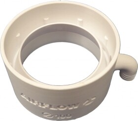 Airflow icon - Sberač na záchyt kondenzátu pro D 100 mm, bílá, délka 60 mm IC72100