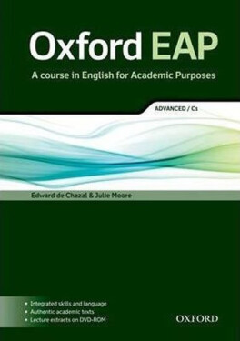 Oxford English for Academic Purposes C1 Student´s Book + DVD-ROM Pack - Edward De Chazal