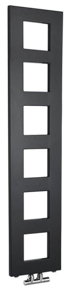 SAPHO - BLOCK otopné těleso 280x1330 černá mat IR181