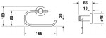 DURAVIT - D-Code Držák toaletního papíru, chrom 0099261000