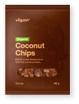 Vilgain Kokosové chipsy BIO – 6× kakao 40 g