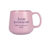 Pastelový hrnek - Jsem perfektní - Albi