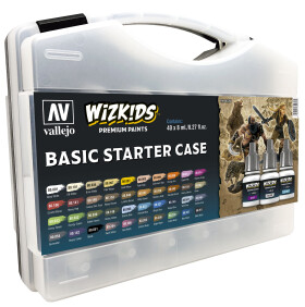 Vallejo Wizkids Premium Set 80260 Basic Starter Case 40x8 ml