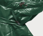 Lesklá zelená dámská bunda model 15234692 Zelený 6&8 Fashion