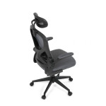 Kancelářská židle, houpací mechanismus, šedá, KA-K2021 GREY