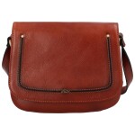 Luxusní dámská crossbody kabelka Isaac, hnědá