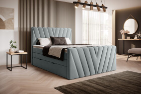 Boxspring Candice Rozměr: 160 x 200 cm, látka: Savoi 100