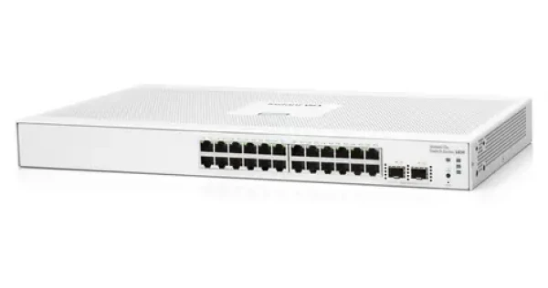 HPE Aruba Instant On 1830 24G 2SFP 195W / Switch / 24x Gigabit RJ45 portů / 2x Gigabit SFP porty / PoE+ (JL813A#ABB)