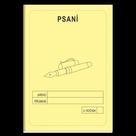 Psaní 4. ročník - školní sešit - Jitka Rubínová